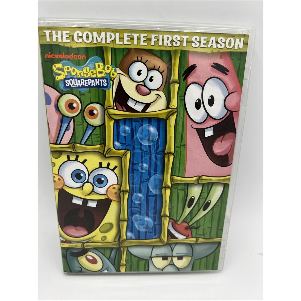 SpongeBob SquarePants: The Complete First Season DVD (3-Disc Set) - Used, Works!